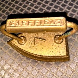 Sheffield Antique cast iron flat iron